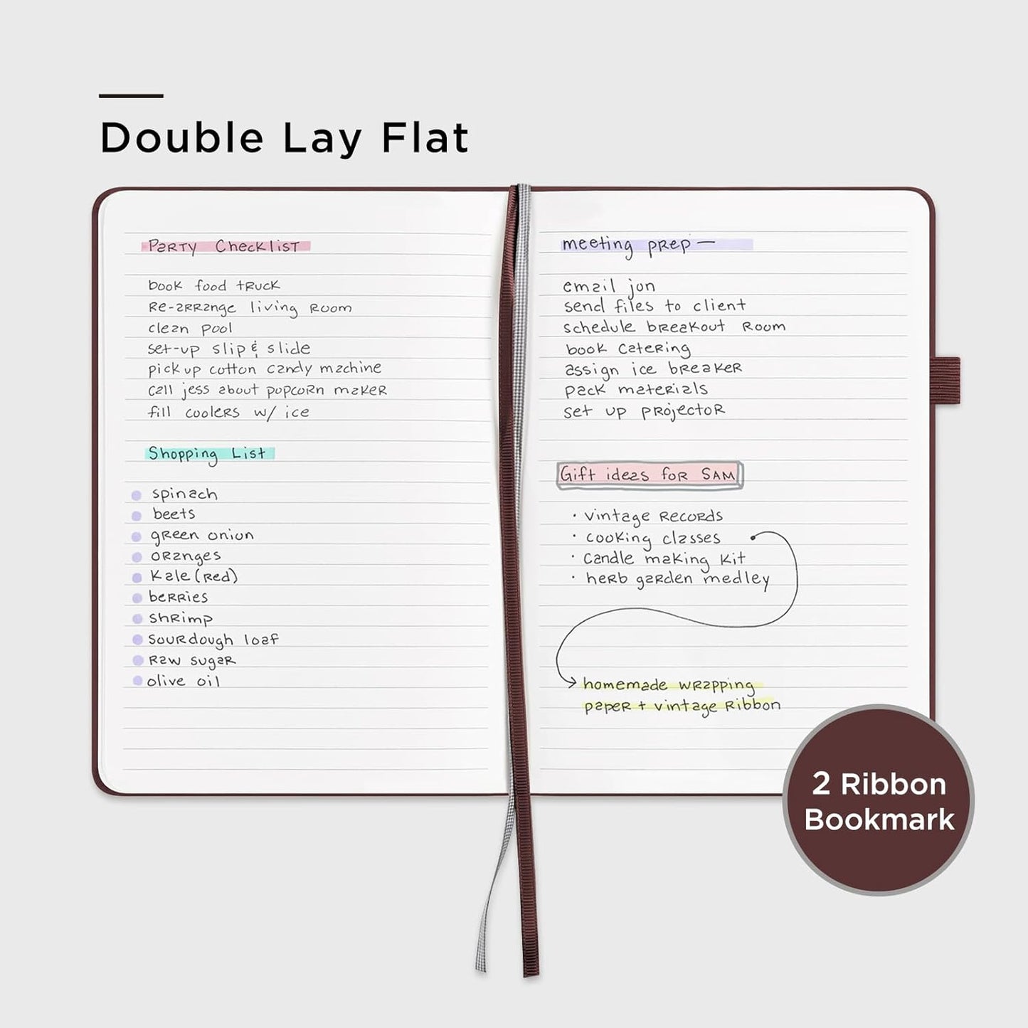 &And Per Se Lined Journal Notebook, 160 Pages, A5 5.7 x 8 inches College Ruled Thick Paper Notebook Journals for Writing, Hardcover Notebooks for Women Men Office School (1 Pack, Green) - Colors A