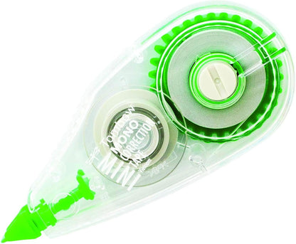Tombow 68722 MONO Mini Correction Tape Easy to Use Applicator for Instant Corrections,Clear, 10-Pack
