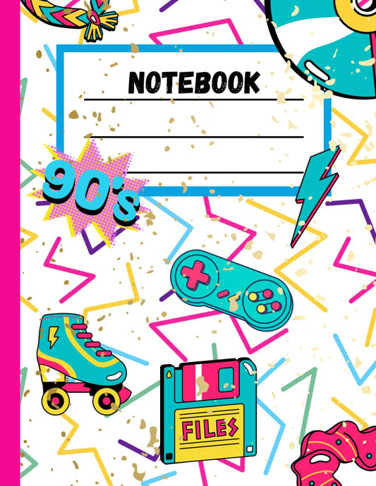COMPOSITION NOTEBOOK.: 90'S MEMORIES