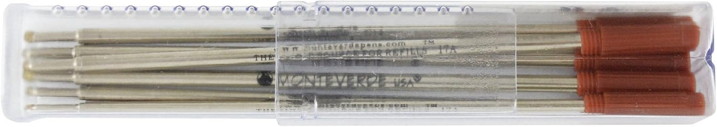 Monteverde USA Soft Ballpoint Refills to Fit Cross Pens, Medium Point, Green Ink, 2-Pack – Bold and Smooth Writing Solution