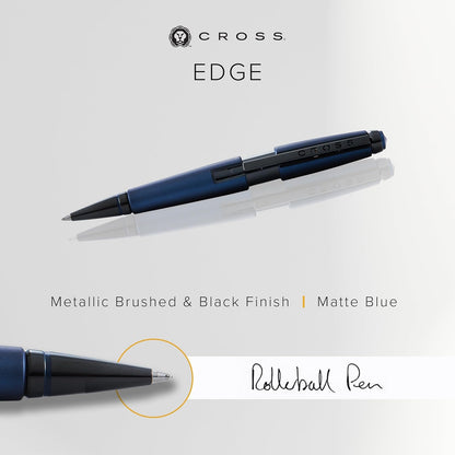 Cross Edge Matte Black Lacquer Gel Rollerball Pen