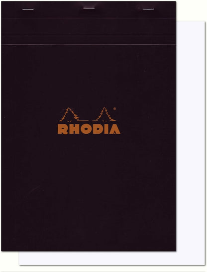 Rhodia Notepad, No18 A4, Lined - White, 8 1/4"" x 11 3/4""" (18601C)