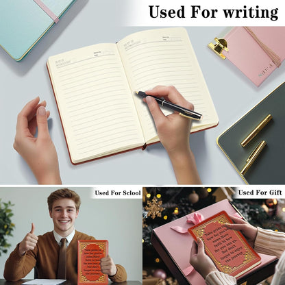 Inspirational Gift Appreciate Lined Journal Notebook Graduation Gift Take Pride In How Far You've Come Writing Notebook Encouragement Gift,1 Pack (Yellow),(Take pride-Yellow)