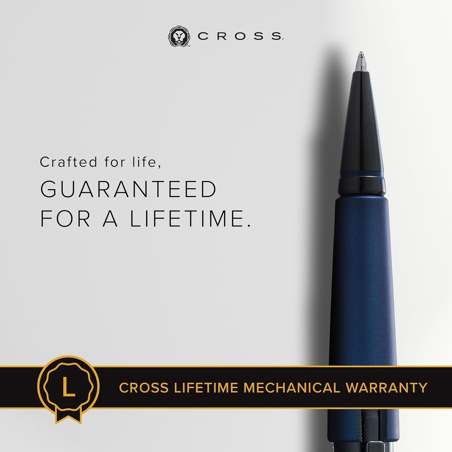 Cross Edge Matte Black Lacquer Gel Rollerball Pen