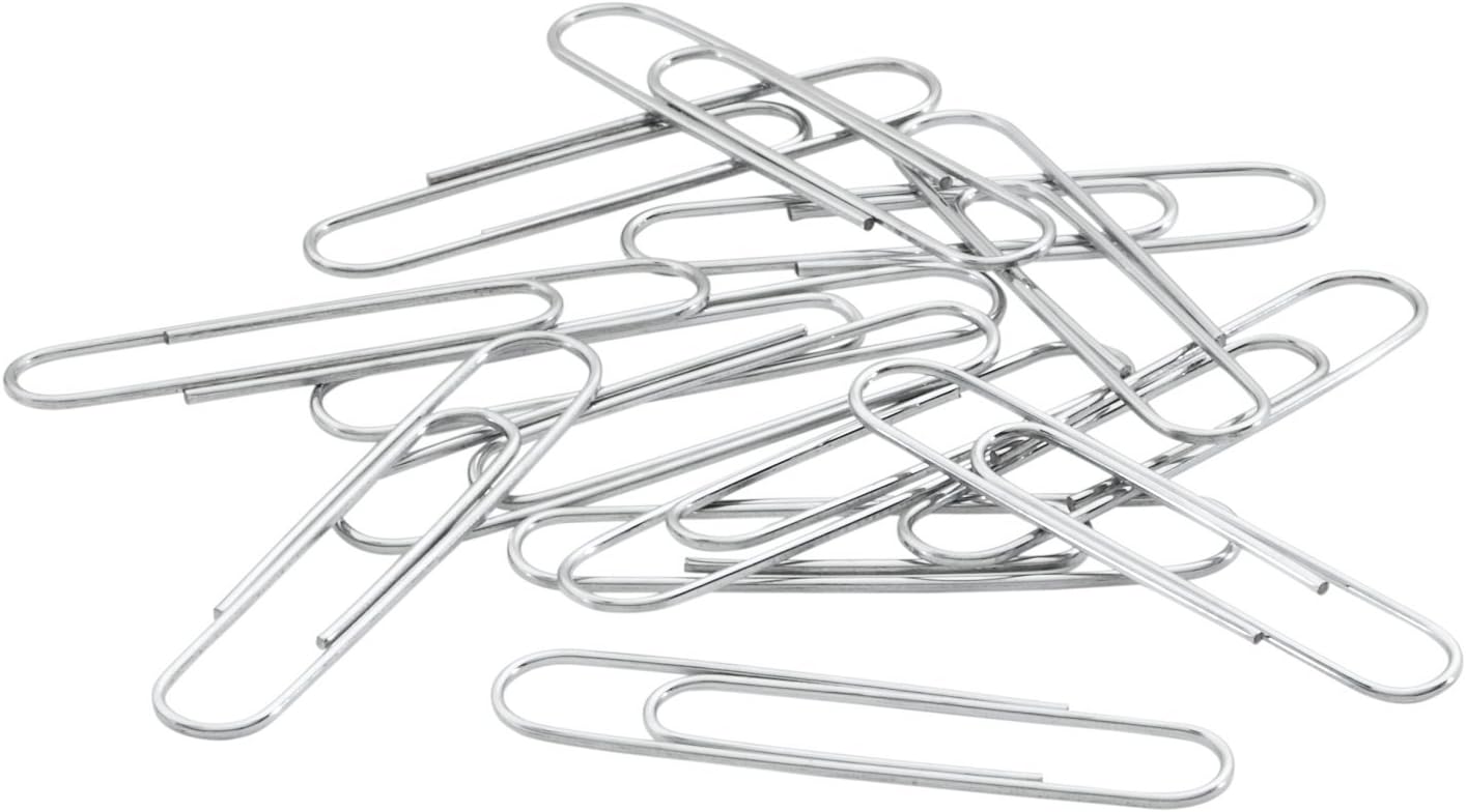 ACCO Brands Paper Clips, Jumbo, Smooth, Economy, 10 Boxes, 100/Box (72580)
