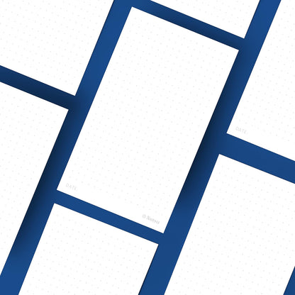 Notsu Dotted Index Cards 3x5 inch (Pack of 50) | Bullet Dot Grid Vertical Index Note Cards, Thick Paper Stock 350 gsm