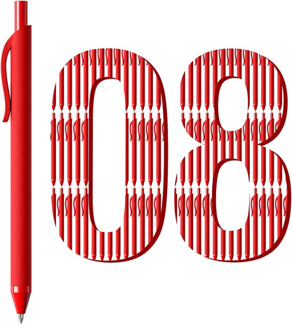 Bulk Pens - 108 Pack Black Pens 1.0MM Medium Point Ballpoint Pens, Smooth Writing No Bleed Retractable Ball Point Pen (Black)