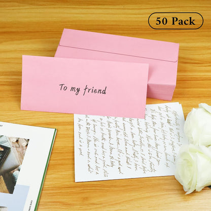 50 Pack #10 Business Envelopes, Sage Green Standard Envelopes Self Seal, Letter Size Mailing Envelopes for Checks Letters Invoices Statements Birthday Graduation Wedding, 4 1/8 x 9 1/2 Inch