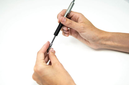 Zebra Pen Steel, F-Refill Ballpoint Ink Refills, 0.7mm Fine Point, Black Ink, Fits Zebra F-301, F-402, and F-701 Ballpoint Pens, Smooth Writing Performance, 2-Pack (85512)