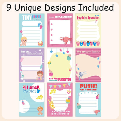 Dumpster Fire Sticky Notes 9 Pack, Funny Dumpster Fire Notepads for Work Stress Relief, Cute Self-Stick Memo Note Pads for Office, Humorous Gifts for Coworkers Students School Office Supplies 3×3 Inch