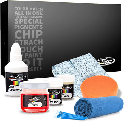Color N Drive Touch Up Paint - Compatible with BMW Fluid Black (668) - Scratch and Chip Repair Kit - Plus Pack - Colors Z