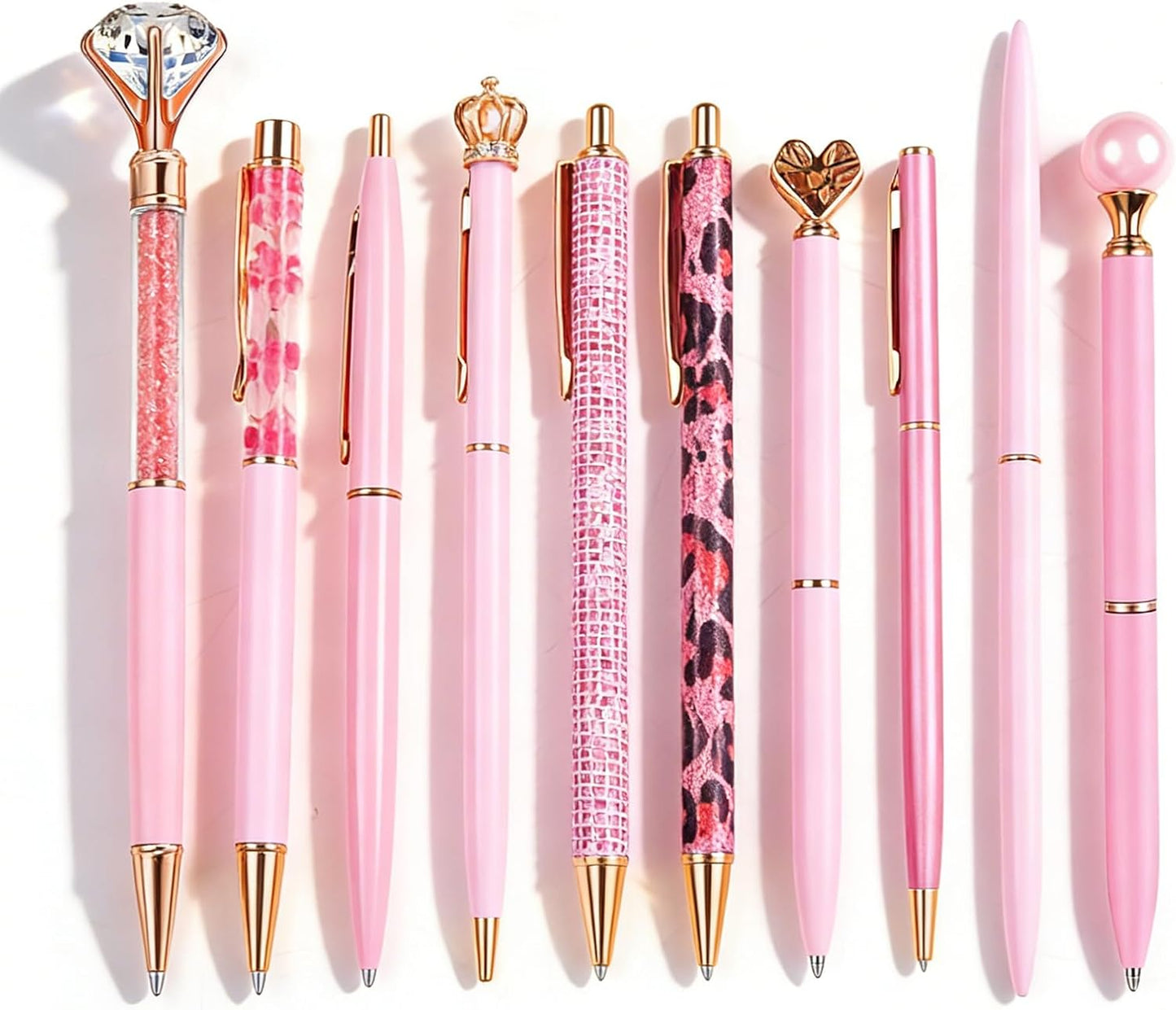 20 Pieces Ballpoint Pen Refills Black Ink 1.0mm Medium Point Smooth Writing Replacement Gel Ink Refills for Retractable Ballpoint Pen School Office Supplies