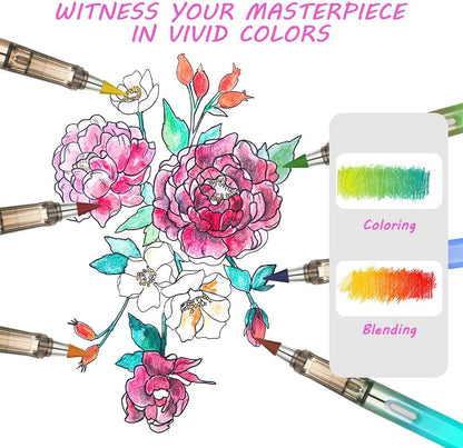 Ainiv Inkless Pencil with Eraser - 5 Sets Infinity Pencil, Reusable with Extra 5 Eraser & 5 Replaceable Nibs for Home, Office & School Writing, Drawing
