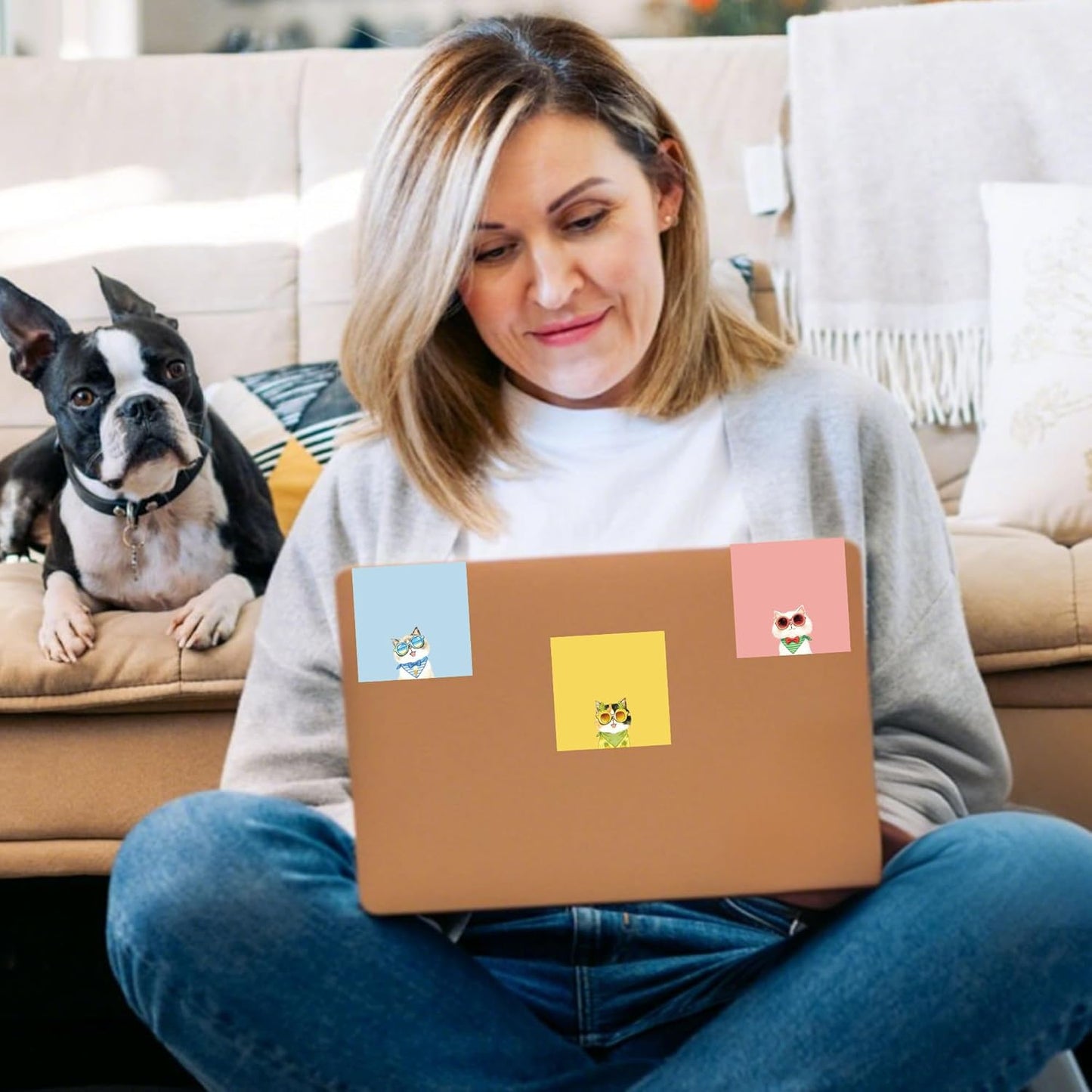 Dumpster Fire Sticky Notes 9 Pack, Funny Dumpster Fire Notepads for Work Stress Relief, Cute Self-Stick Memo Note Pads for Office, Humorous Gifts for Coworkers Students School Office Supplies 3×3 Inch