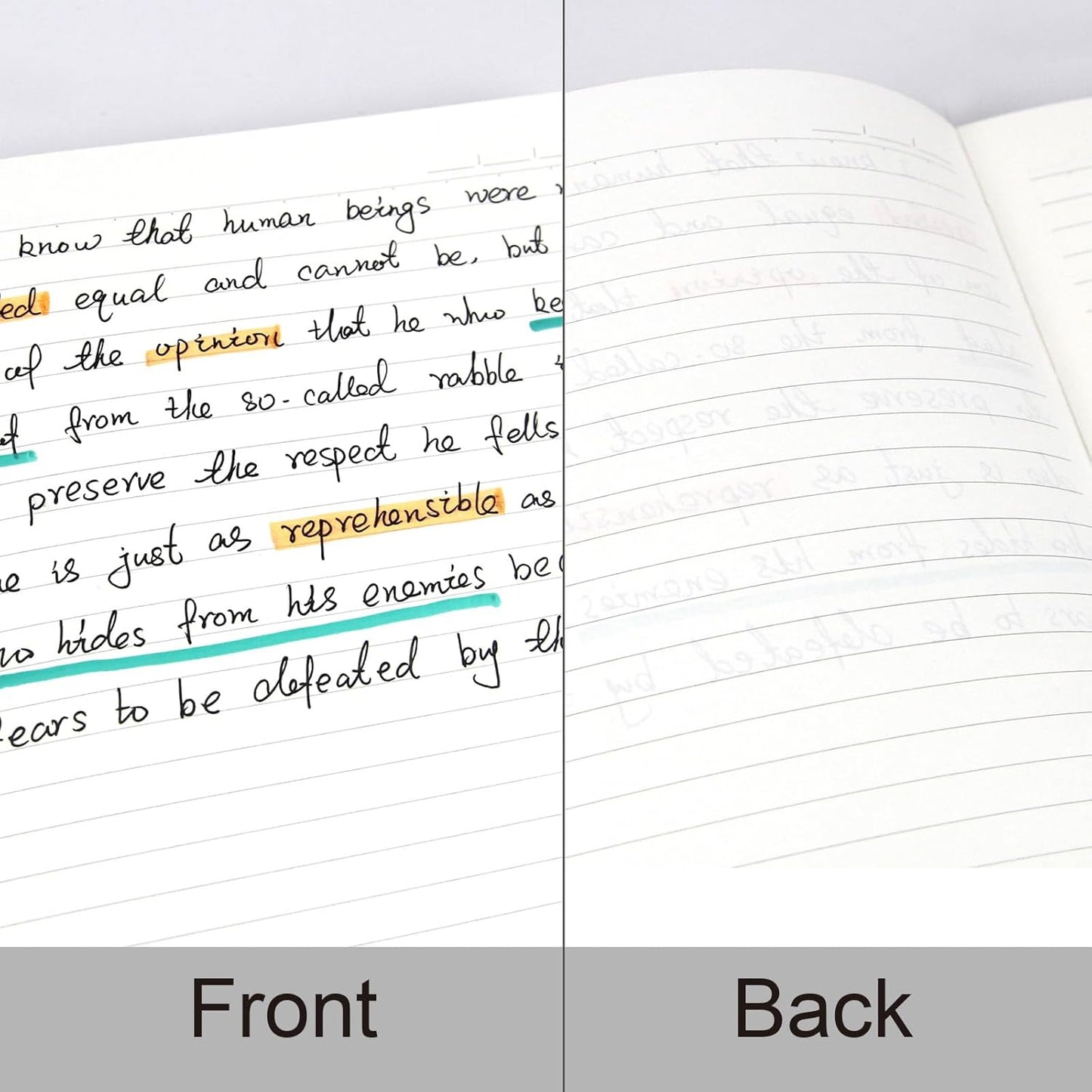 Line Hardcopy Notebook - 5"x8"- Sourced from sustainable and excellent quality paper, minimalist, natural, portable and flexible design, suitable for office, school(red)
