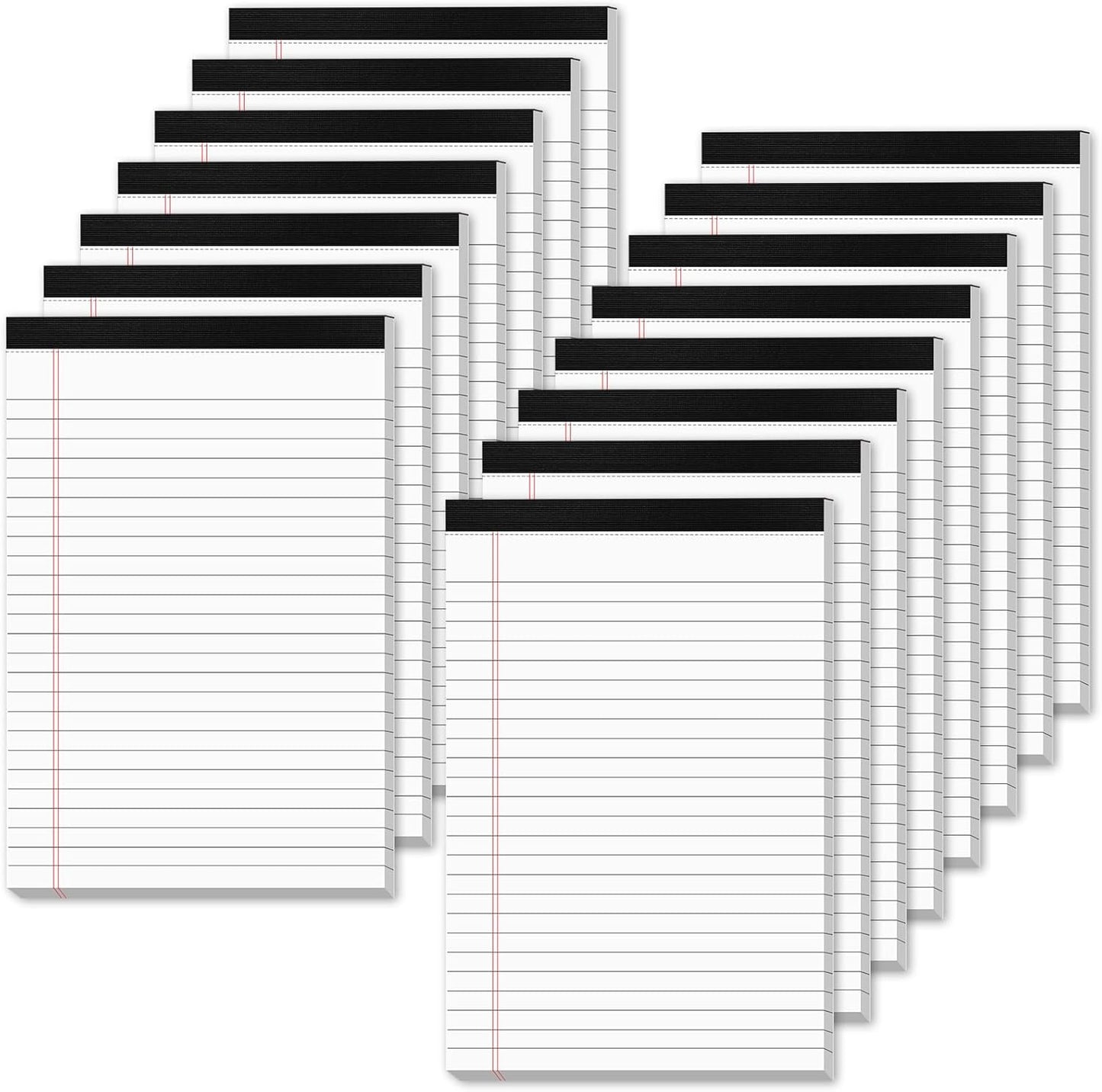 Legal Pads 8.5 x 11 White Note Pads 8.5 x 11 In 2 Pack Notepads 8.5 x 11 Writing Pads of Paper 8.5 x 11 Legal Notepads Wide Ruled White Lined Paper Pads 8.5 x 11 30 Sheets Per Legal Note Pads 8.5 x 11