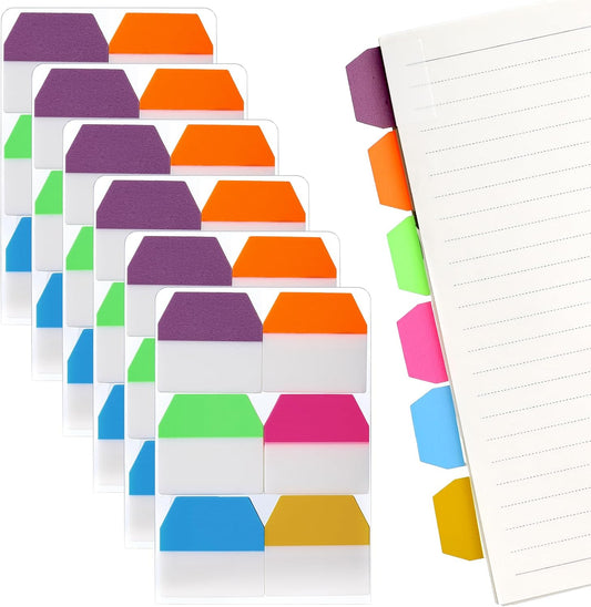 720 PCS Sticky Index Tabs Flags Set, Colored Sticky Tabs Writable Stickys Index Tab Page Markers Flags, Small Stickys Notes Flag for Book Tags Stickers Indexs Markers Office School