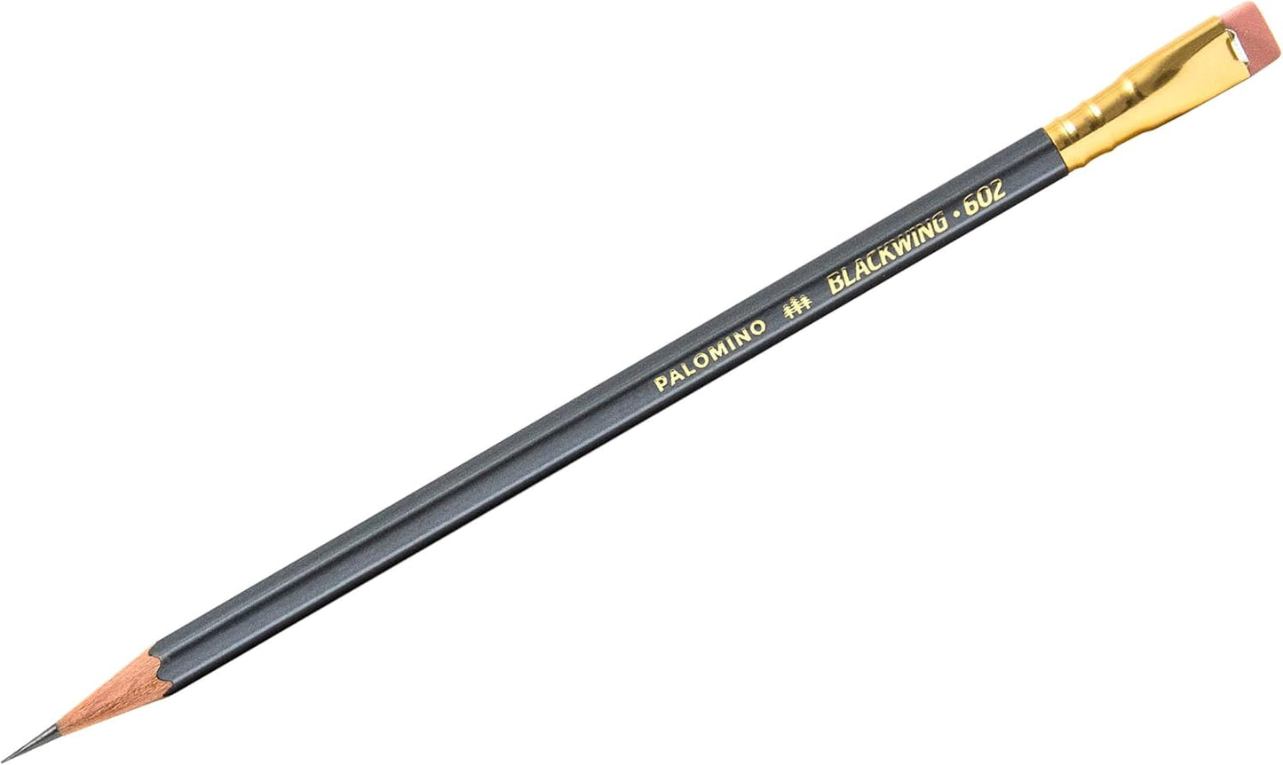 Blackwing Palomino 602-12 Count Pencils with Heritage, Gray
