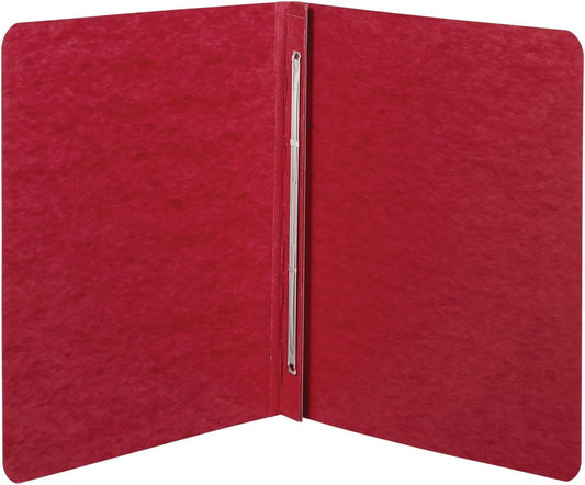 ACCO Pressboard Report Cover, Side Bound, Tyvek Reinforced Hinge, 8.5 Inch Centers, 3 Inch Capacity, Letter Size, Executive Red (A7025979A)