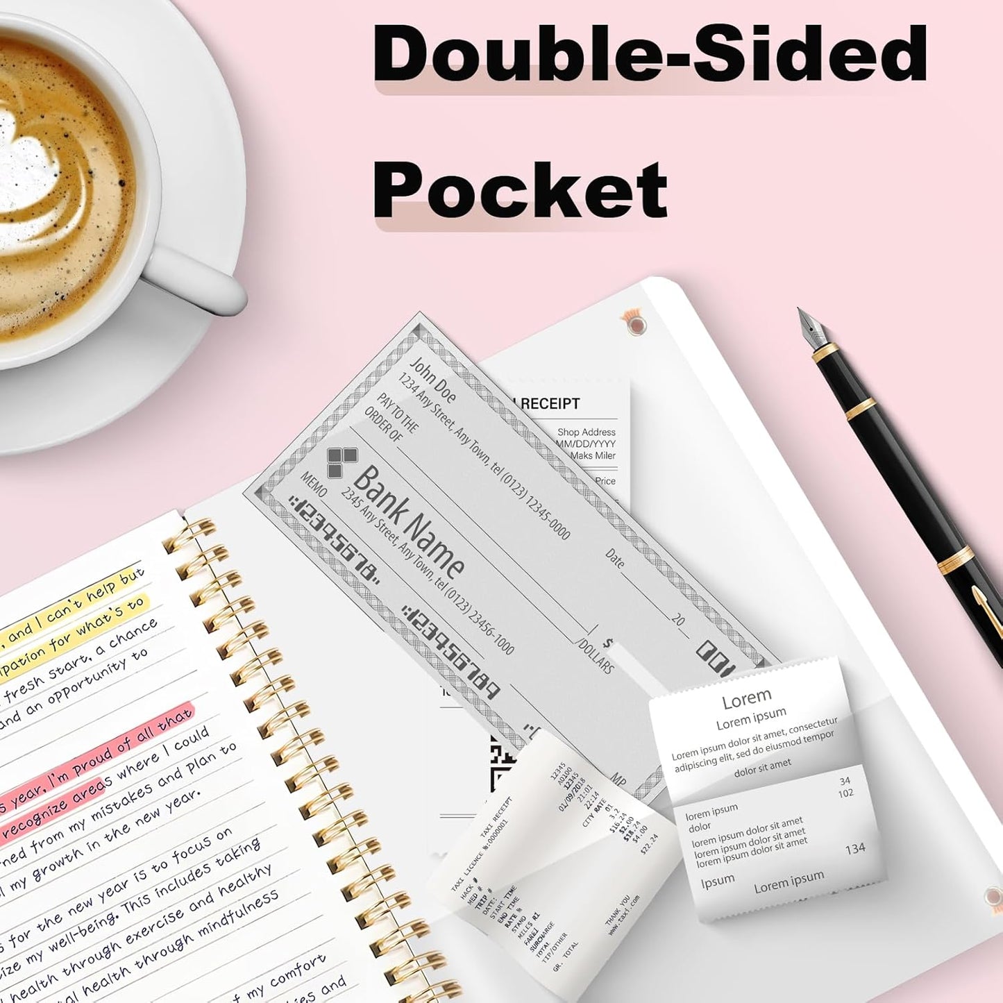4 PCS Small Spiral Notebook 5x7, Spiral Journal Notebook, Notebooks for Work, Note Taking, School, Small Notebooks 5x7 with Strap, Cute Notebooks for Women 50 Sheets