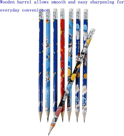 72PCS Corlorful Wooden cased Pencils for Kids with Erasers, Wood Wedding Golf for School,Drawing,Gift (72PCS) (Fruit, 72)