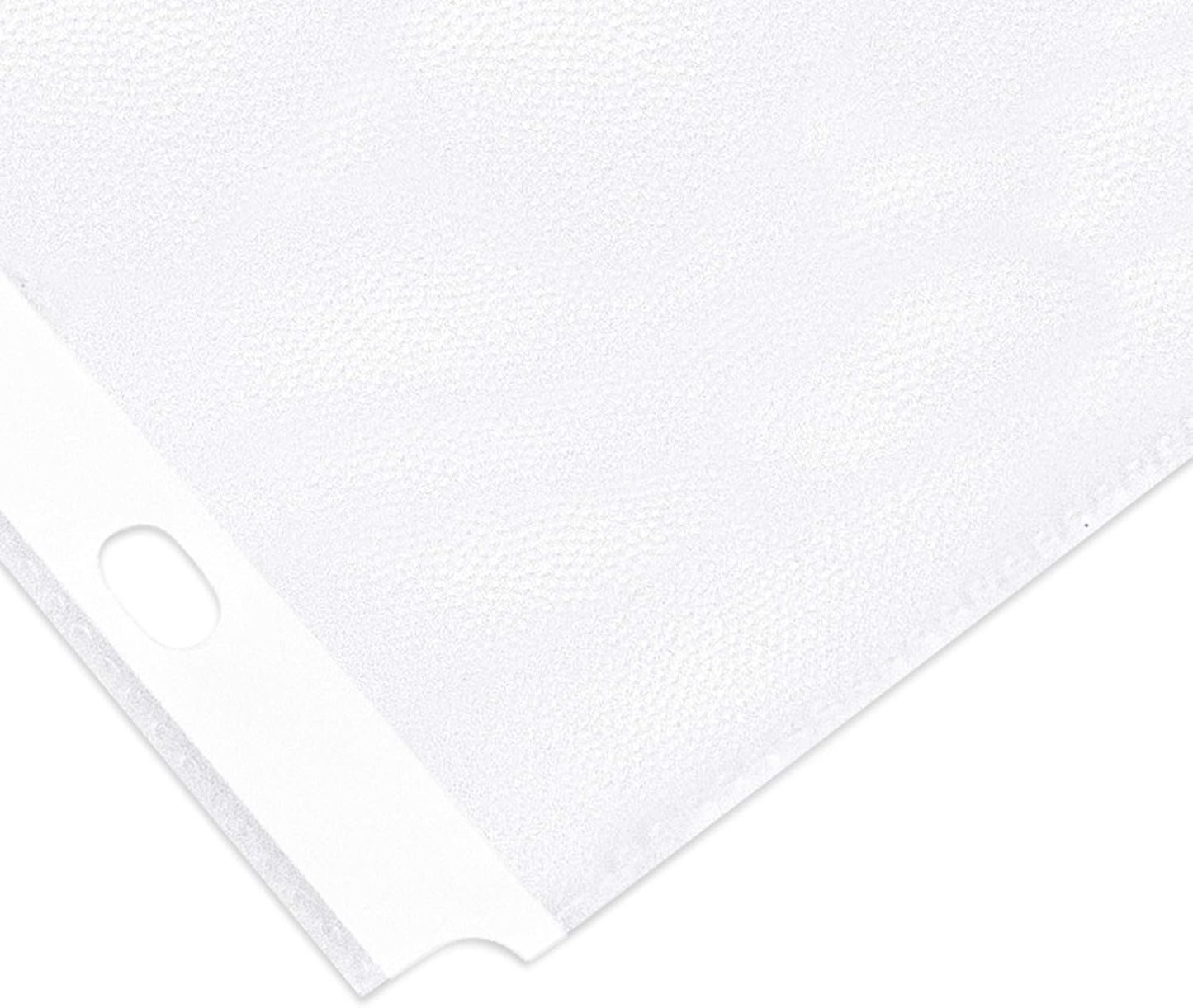 Amazon Basics Durable Clear Sheet Protectors for 3 Ring Binder, 8.5 in x 11 in, 3 holes, 200 Pack