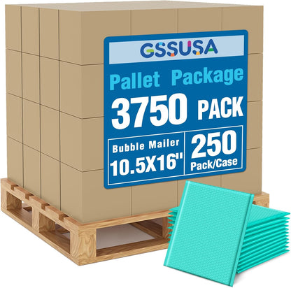 GSSUSA Black Bubble Mailers 4x8 Inches 50 Pack, Usable Size 4X7" Bubble Envelopes for Small Business, Padded Envelope, Shipping Mailers, Packaging Bags, Mailing Envelopes, Shipping Supplies
