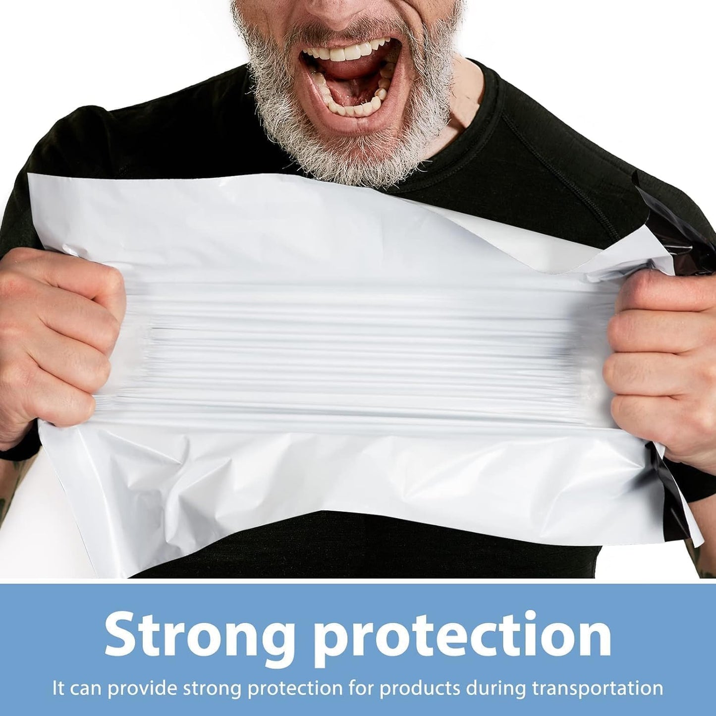 Metronic Poly Mailers 10x13 300 Pcs, Small Shipping Bags for Clothes, Shipping Envelopes for Small Business, Strong Adhensive Mailing Bags, Haze Blue