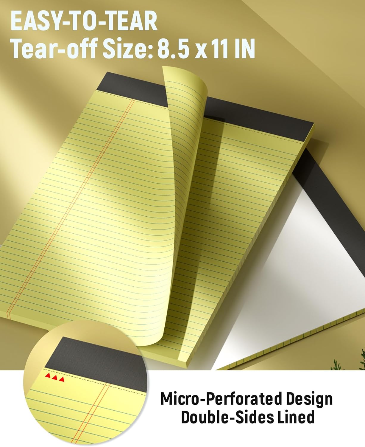 12 Pack Legal Pads 5x8 Inch Colorful Note Pads for Writing NotePads，Narrow Ruled Small Notepad 5x8 inch Legal Pad,30 Sheets Per Notebook Writing Pad for Study, Office, to-Do Lists(Multicolor)