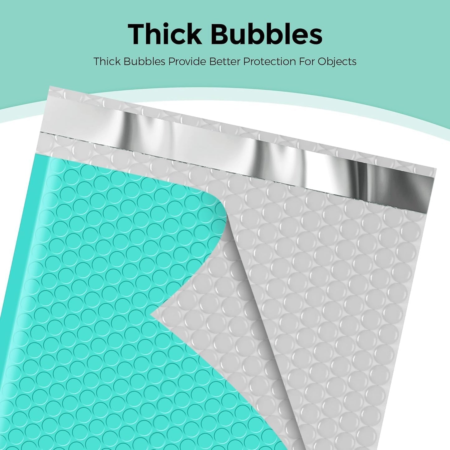 Metronic Bubble Mailers 6x10 Inch 100 Pack Black Usable Size 6x9" Opaque Padded Envelopes Waterproof Bubble Envelopes Cushioning Mailer for Small Business Mailing Makeup Jewelry Gifts