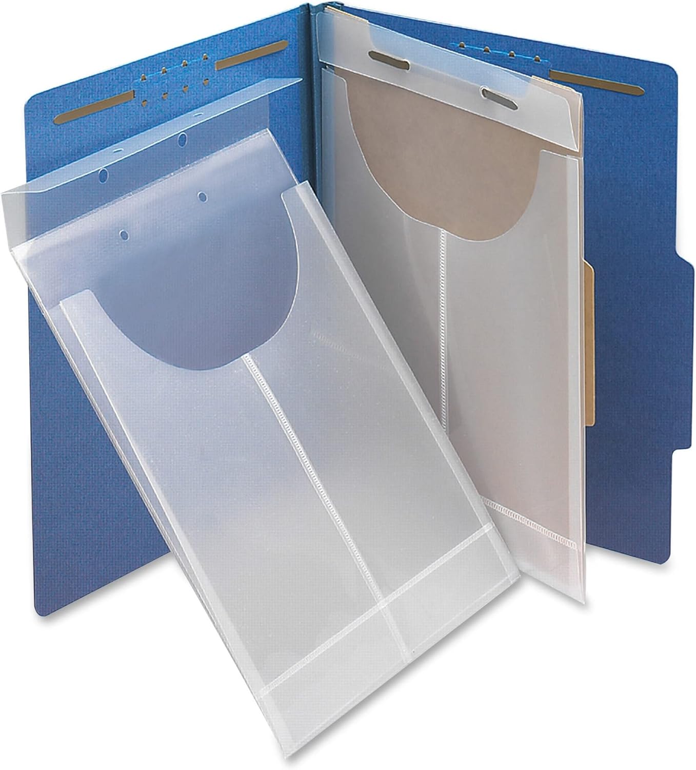 Smead Poly File Retention Jacket, 3/4" Expansion, Letter/Legal, Clear, 24 per Box (68191)