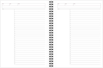 Cambridge Business Notebook, Action Planner, Legal Ruled Paper, 8-1/2" x 11", 80 Sheets, Flexible Soft Touch Cover, Wirebound, Gray (06064)