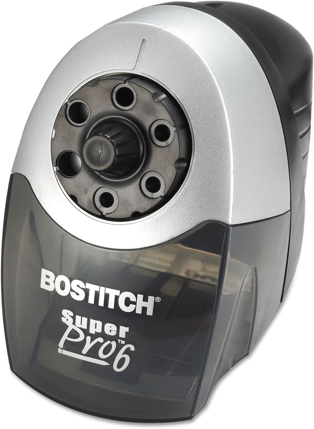Bostitch Office QuietSharp Electric Pencil Sharpener, Heavy Duty Classroom or Office Use, Size Selector with 6 Different Sizes, Blue