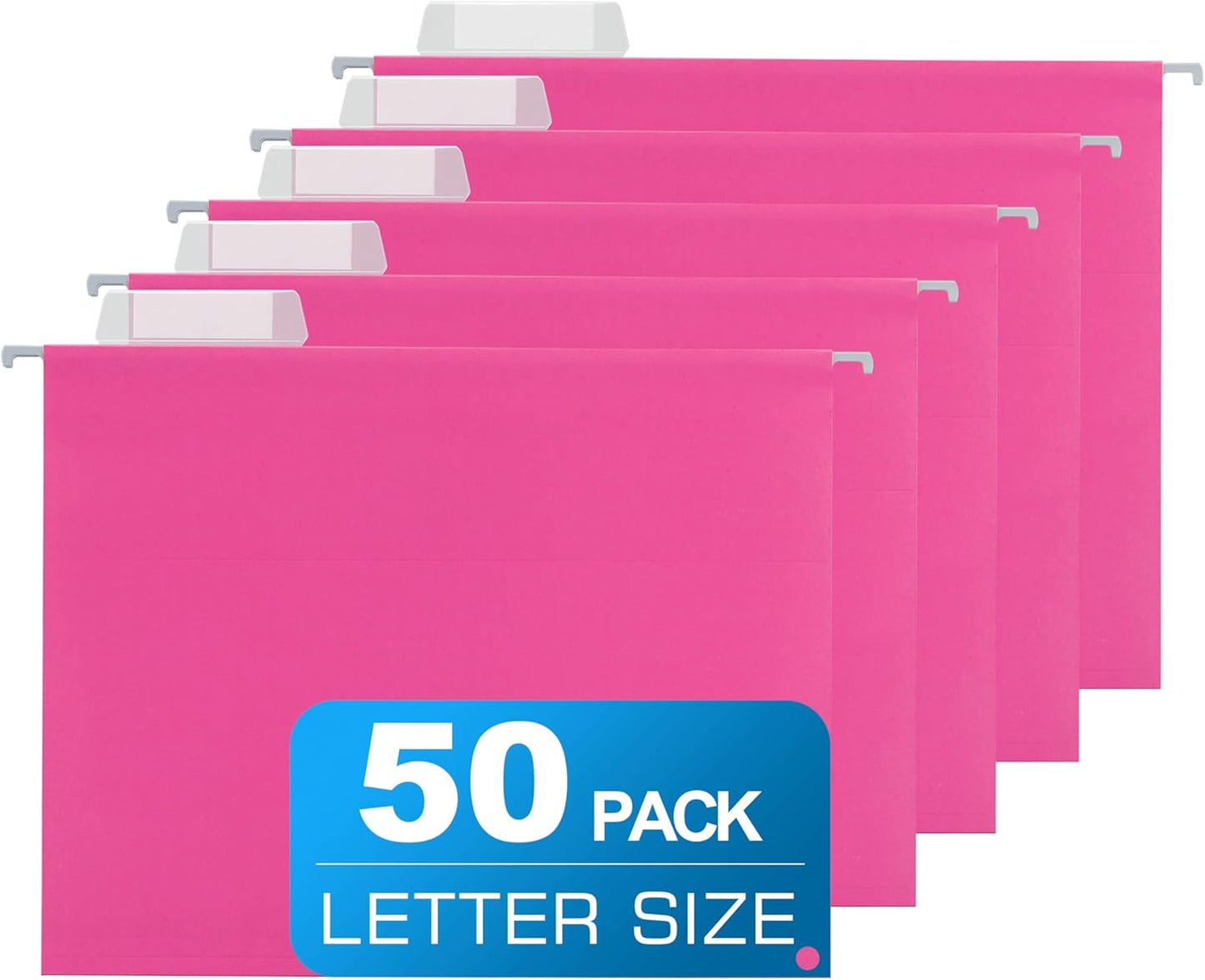 25 Packs Hanging File Folders,Black Letter Size File Folder,Designed for Bulky Files,Filing Cabinet,1/5 Adjustable Tabs for Office,School,Home
