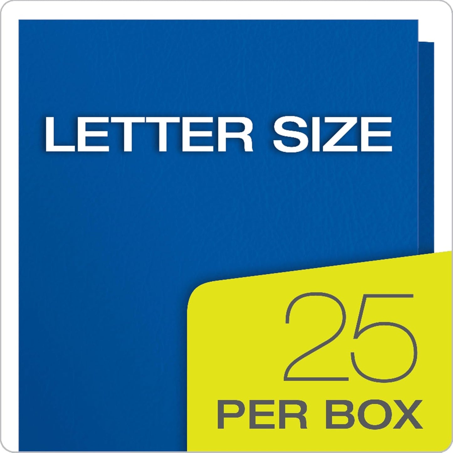 Oxford Twin-Pocket Folders, Textured Paper, Letter Size, Dark Blue, Holds 100 Sheets, Box of 25 (57538EE)