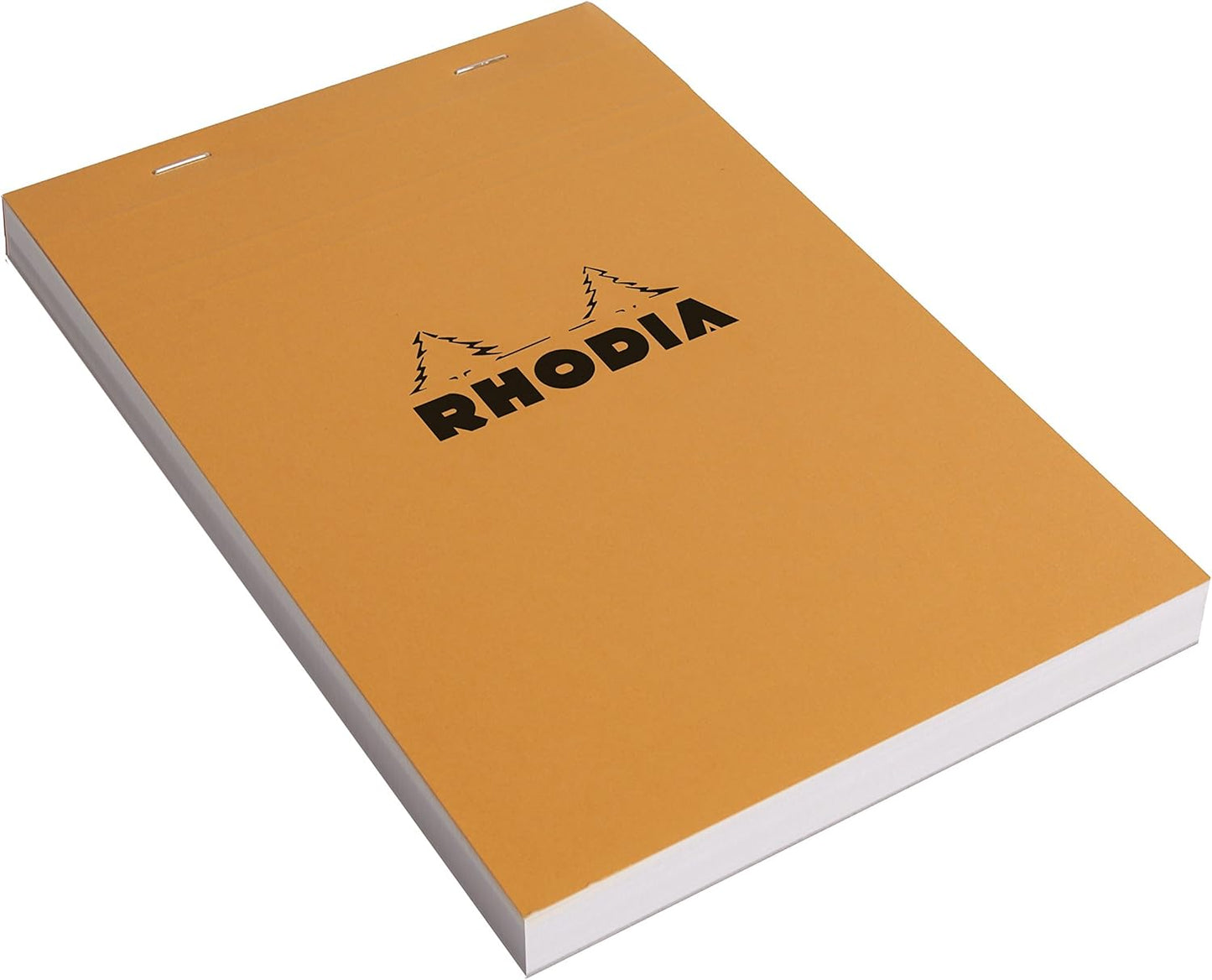 Rhodia Head Stapled Pad, No16 A5, Dot - Black