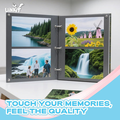 Uinkit 37lb Thin Flyer Paper Glossy 8.5x11 Inkjet 100 Sheets Single Side DIY Chip Bag 135gsm Printer Picture for Inkjet Printer with Dye Ink Letter size A4 Brochure (8.5X11X100)