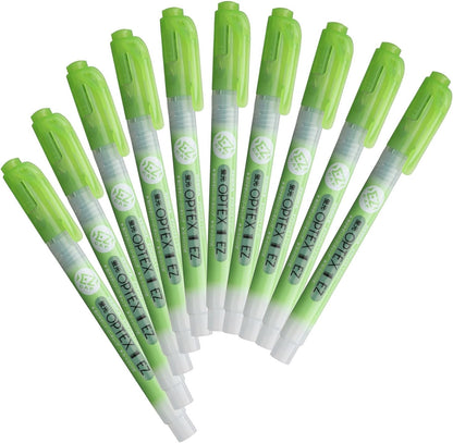 Zebra B-WKS11-E Optex 1 Highlighter, EZ, Brown, 10 Pieces