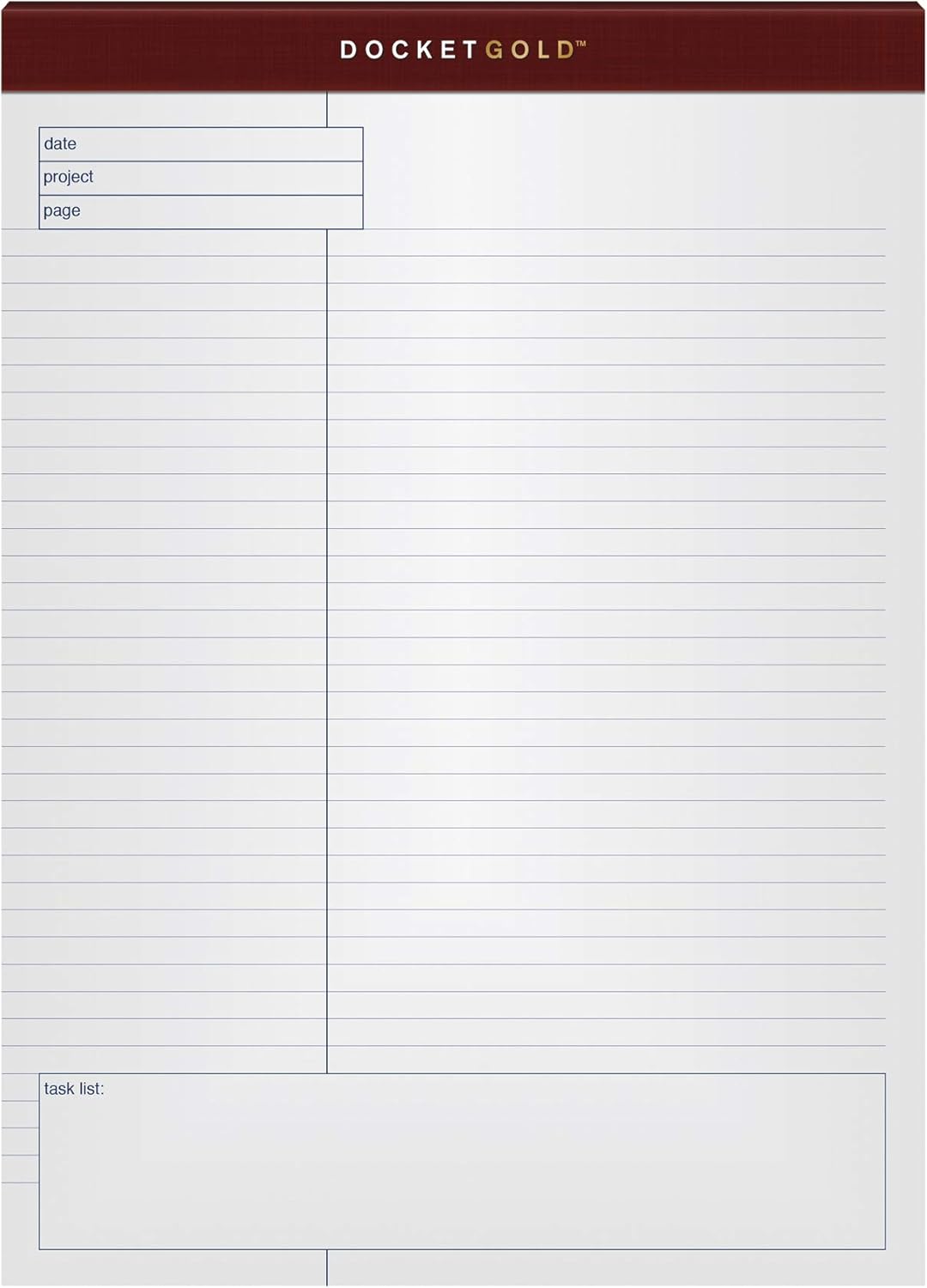 Tops Project Planning Pads 40 Sheets per Pad, 4 Pads per Pack