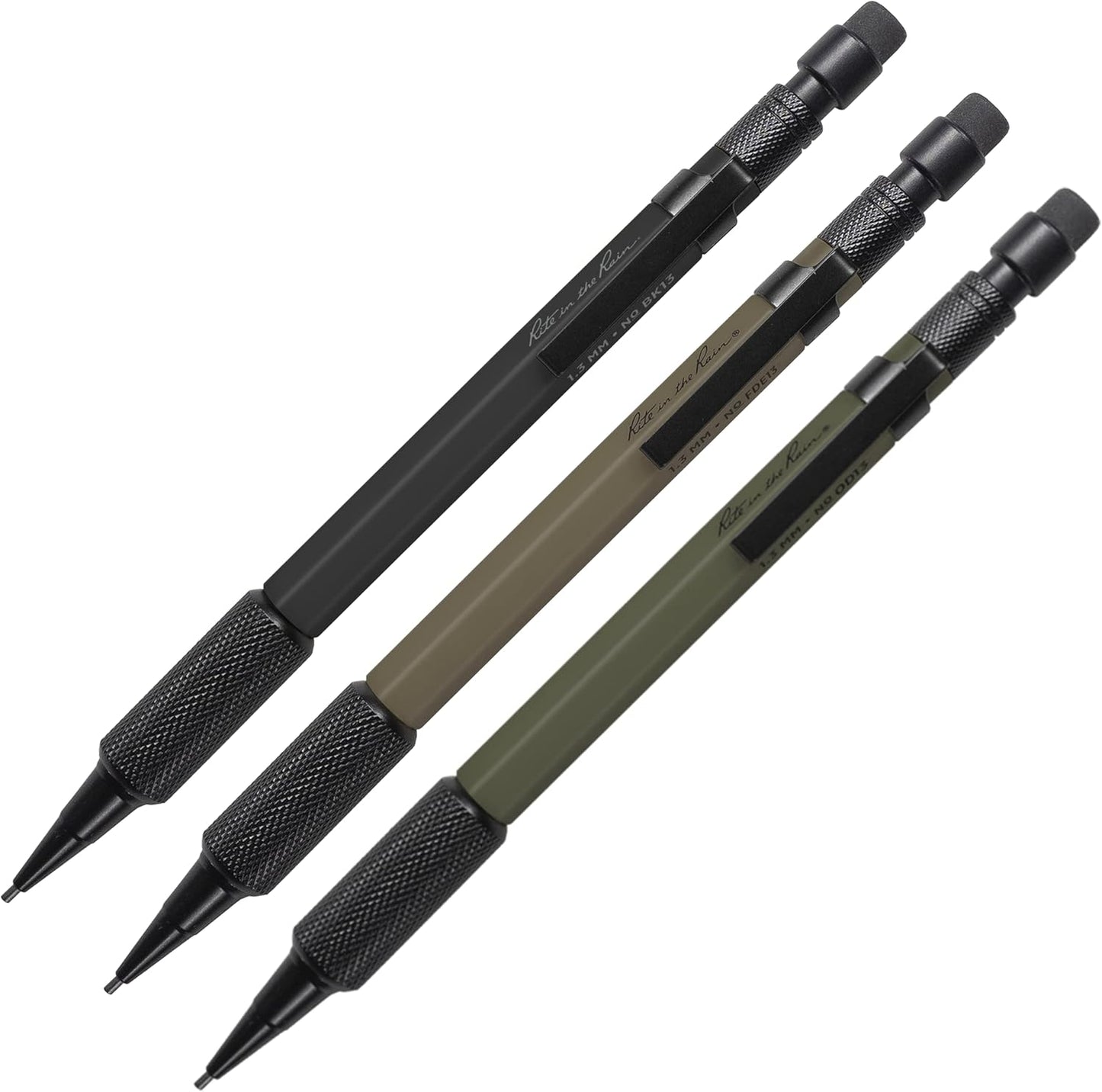 Rite in the Rain Weatherproof Mechanical Pencil, Orange Barrel, 1.3mm Black Lead (No. OR13)