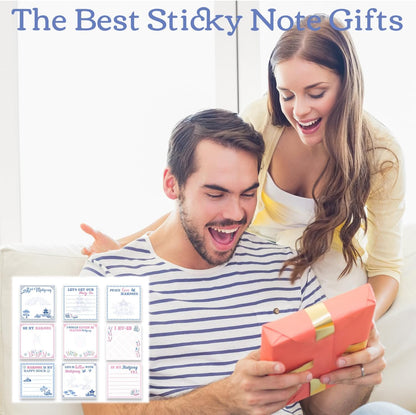 Inspirational Sticky Notes Gifts - 9 Pack Funny Positive Quotes Notepads 3x3 Inches, Fun Motivational Self-Adhesive Memo Pads Office Study Supplies for Friends Coworkers (450 Sheets)