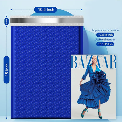 Fuxury Bubble Mailers 10.5x16 Inch 40 Pack Self Seal Padded Envelopes Waterproof Mailing Envelopes Bubble Padded Cushioning Padded Mailers Bubble Bags for Packaging Small Business Large #5 Black