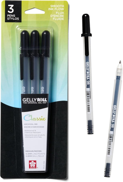 SAKURA Gelly Roll Classic, Medium Pt, Multicolor, 10 PK 37460
