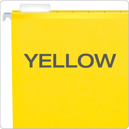 Pendaflex Reinforced Hanging File Folders, Letter Size, Bright Green, 1/5 Cut, 25/BX (4152 1/5 BGR)