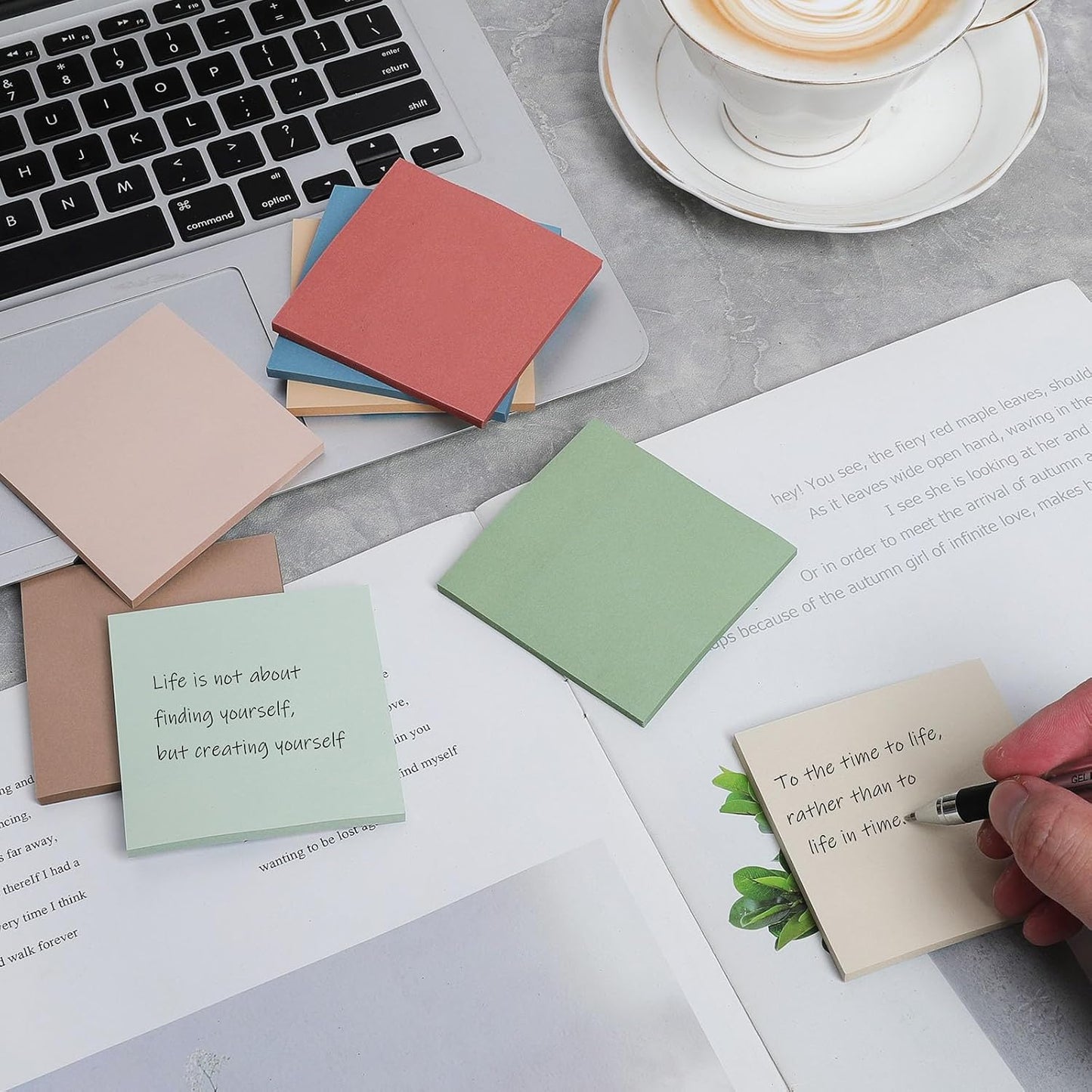 (24 Pack) Sticky Notes 3x3 in Post, 12 Bright Colors Sticky Note Self-Stick Notes Pads,Strong Adhesive, Easy to Post for Home, Office, Notebook