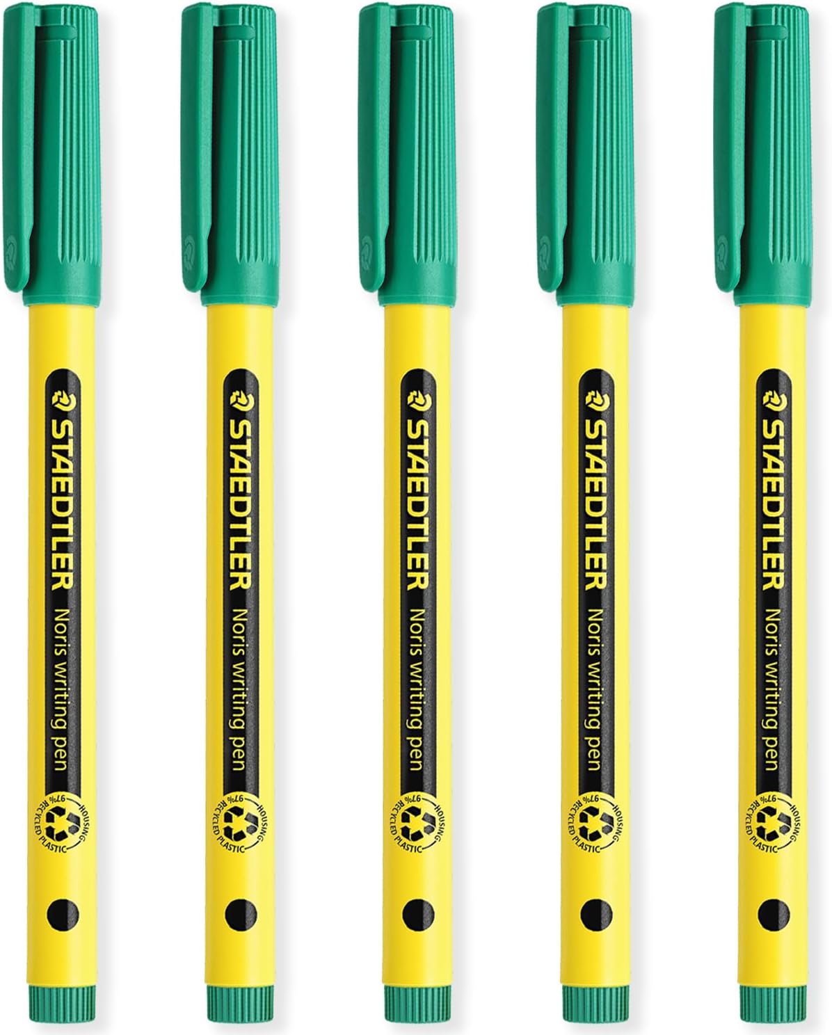 STAEDTLER 307 Noris Writing Pen - Handwriting Pens - 0.6mm Line Width - Ideal for School, Work, Office, etc (Blue)