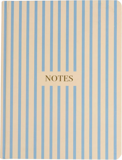 Pearhead Blue Matchbook Hardcover Journal, 6x8 College-Ruled Lined Notebook, 200 Pages, Trendy Writing Journal for Work, School & Everyday Notes