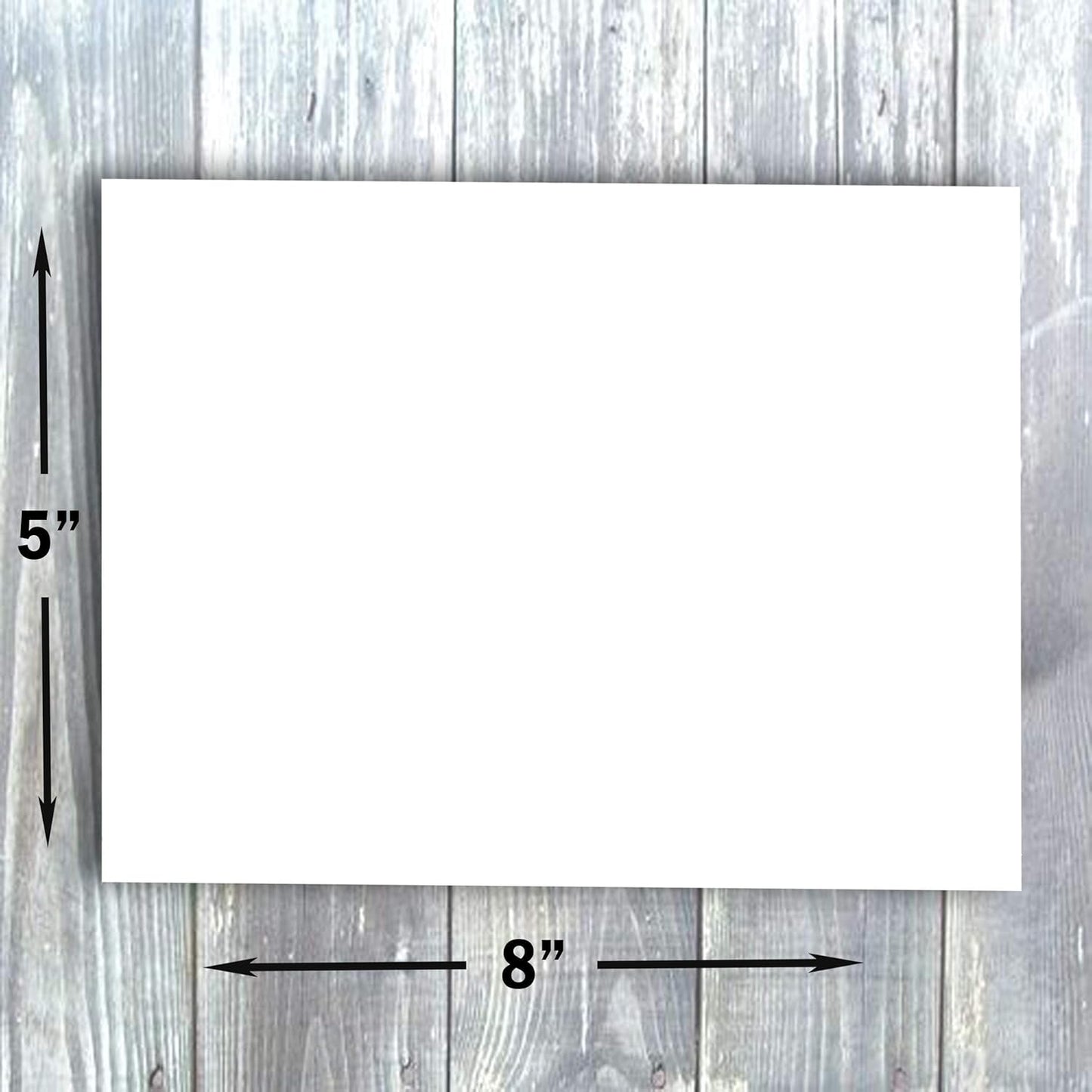 Hamilco Blank Index Cards 6" x 9" Card Stock 65lb Cover White Cardstock Paper - 100 Pack