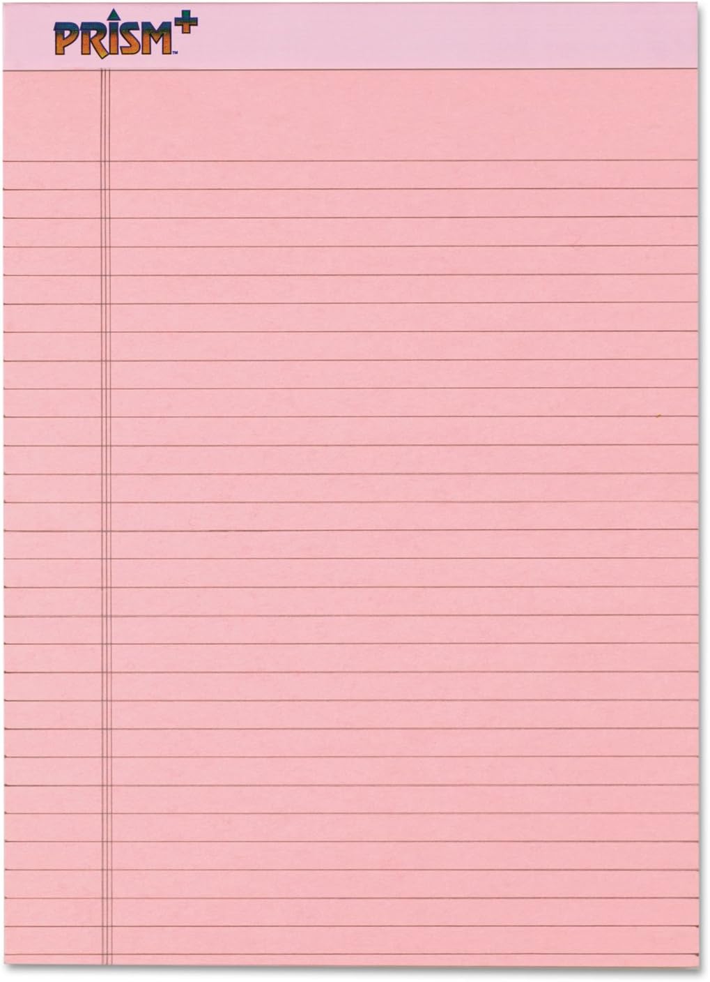 Tops Prism Writing Pads, 8-1/2" x 11-3/4", Legal Rule, Gray, Perforated, 50 Sheets, 12 Pack (63160)