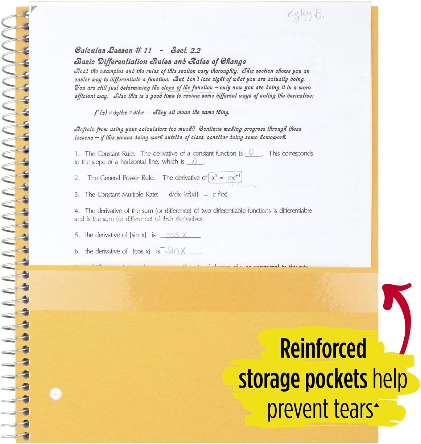 Five Star Spiral Notebook + Study App, 2 Pack, 1 Subject, College Ruled Paper, 100 Sheets, 8-1/2" x 11", Pacific Blue, Fire Red (38452)